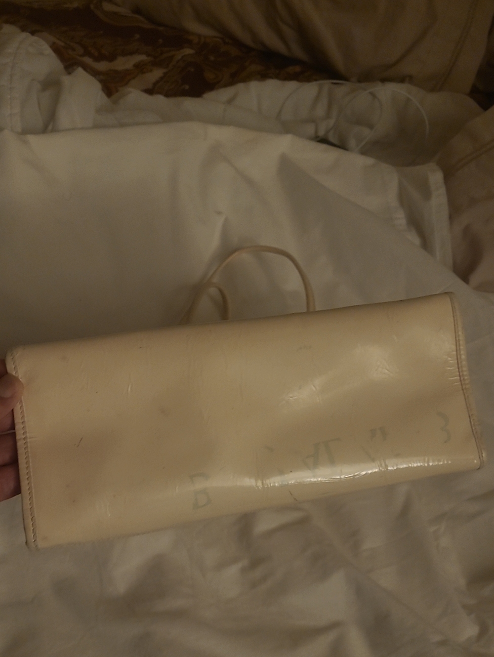 Fendi Cream Clear Logo Tote Bag - Picture 3 of 8